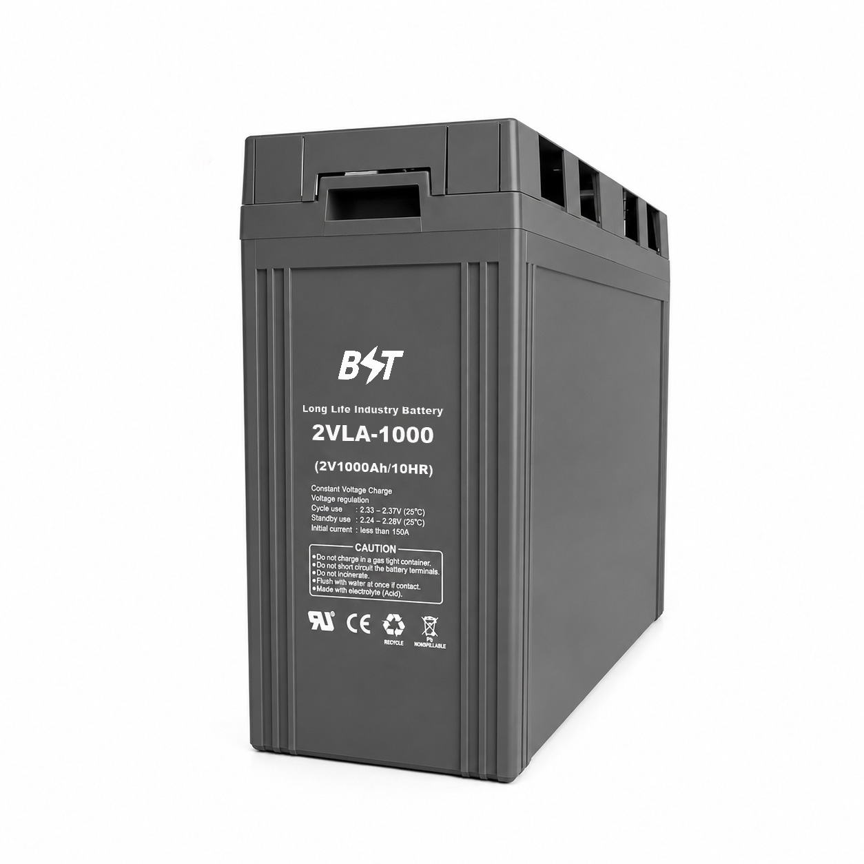 Long Life AVRLA AGM Deep Cycle Industry Battery 2V 100AH-3000AH 2000+ Cycles