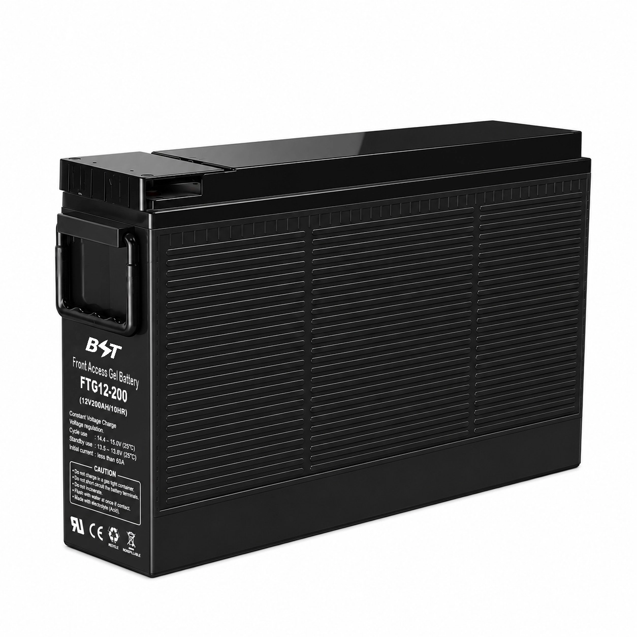 FTG12-100AH Front Terminal GEL Battery Front Acess FTG12V200AH 200AH 19” and 23” ETSI racks