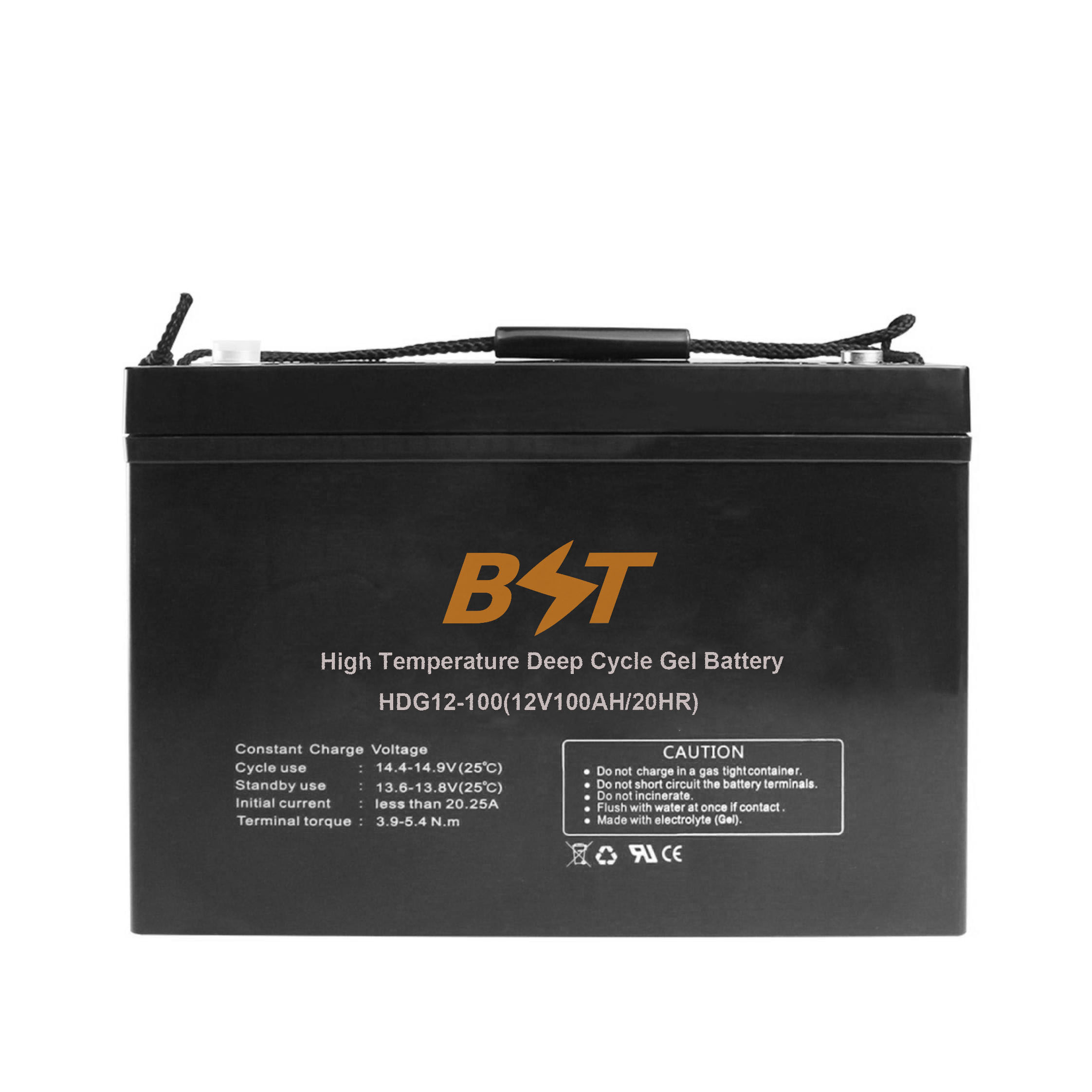 High Temperature Deep Cycle 12V100AH GEL BATTERY Model list（Long FLOAT Life）