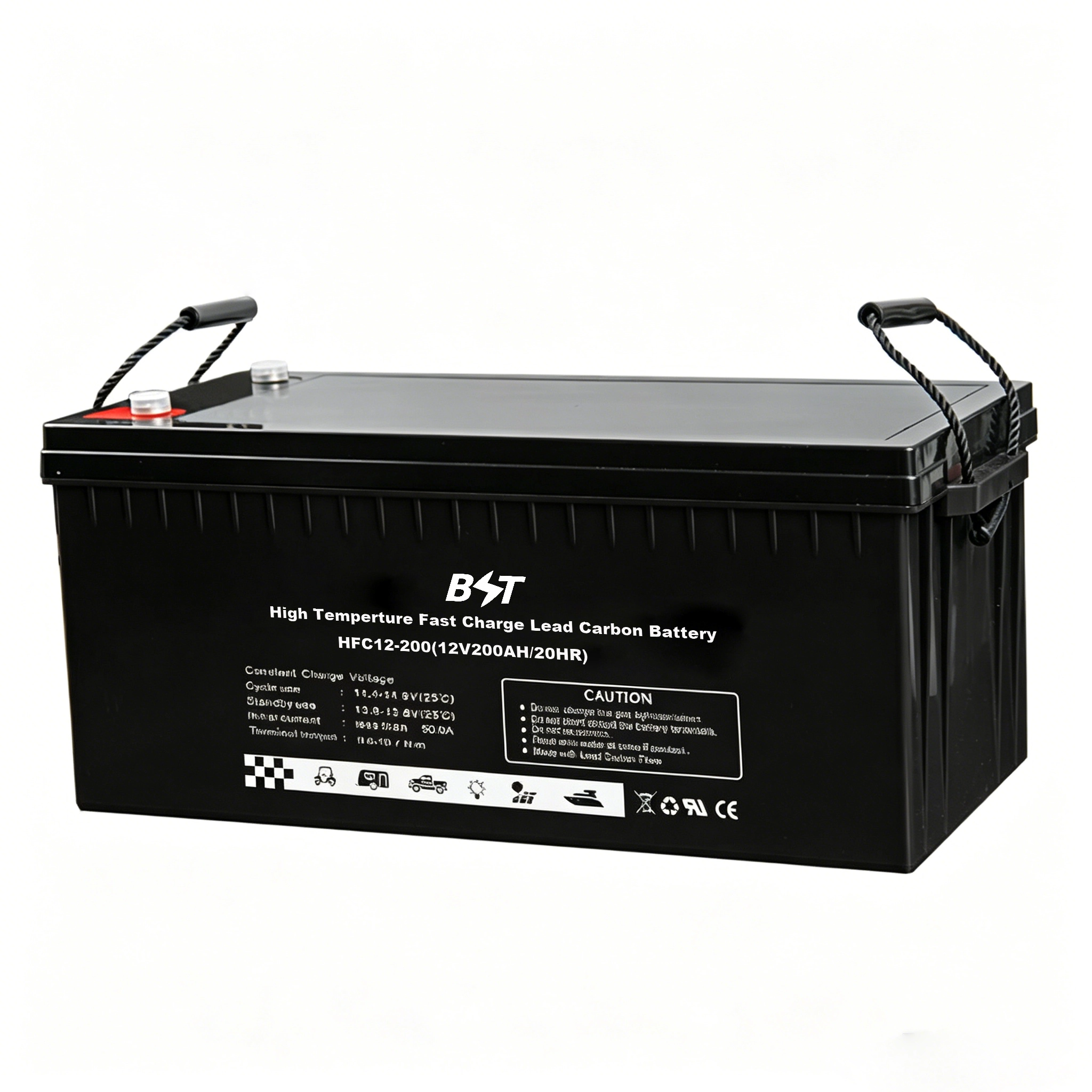 HFC12-200 Fast Charge Deep Cycle Lead Carbon Battery 12V200AH 2000+ Cycles for PSOC