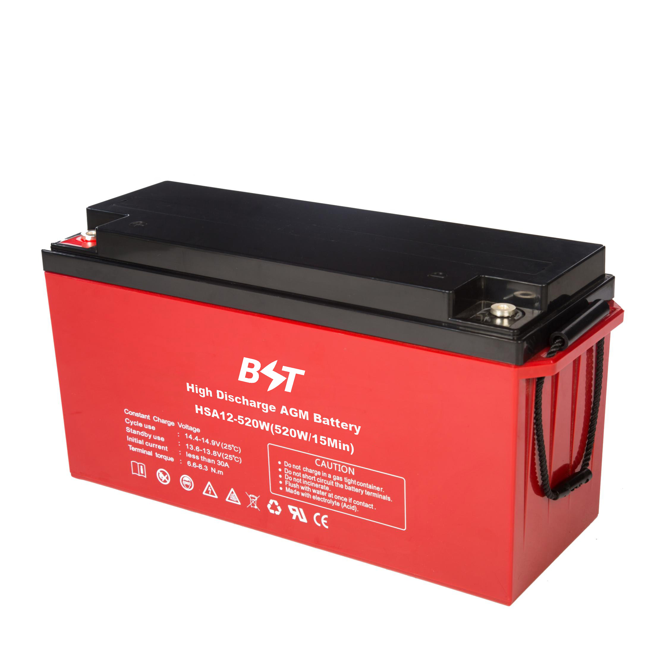HSA 12V520W HIGH DISCHARGE HIGH RATE AGM 6/12V BATTERY