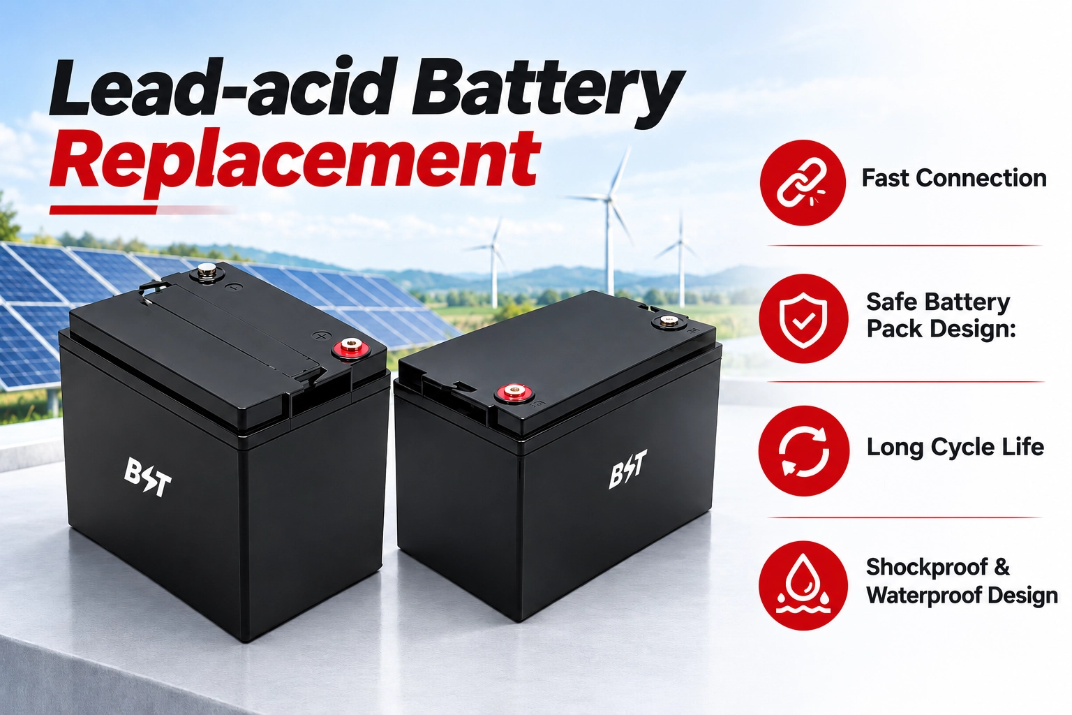 Lead-acid Battery Replacement & Lithium Upgrade