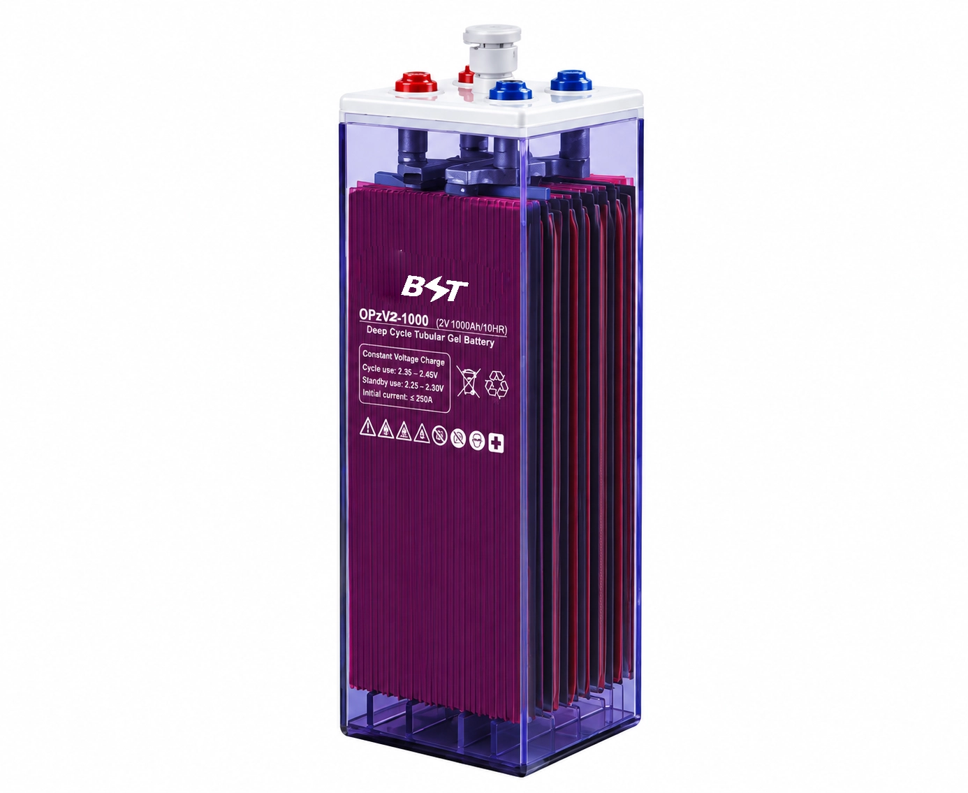 OPzS2-1000AH Deep Cycle Tubular Flooded Battery 3300 Cycles 20+ yrs Design Float Life