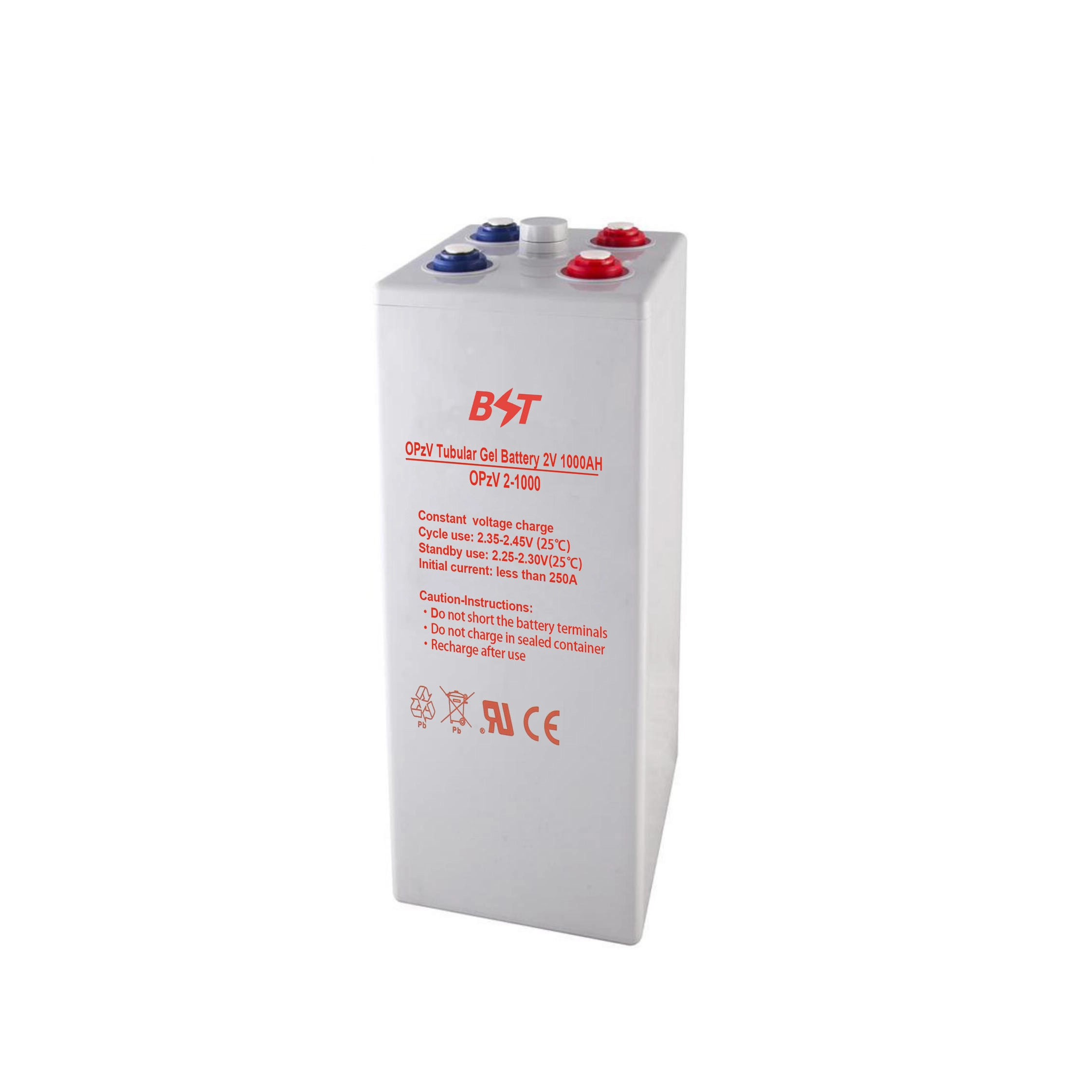 OPzV2 Deep Cycle Tubular GEL Battery 3300 Cycles OPzV2V1000AH 20+ yrs Design Float Life